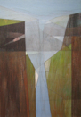 ANGELA FEWER - Deep Ravine - acrylic on canvas - 52 x 36 cm - €920