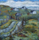 CHRISTINE THERY - The day of the Cuckoo - oil on canvas - 100 x 100 cm - €2000