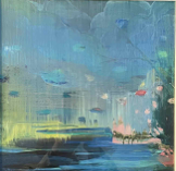 SIOBAN O"LEARY - Love Lagoon - acrylic on canvas - €285